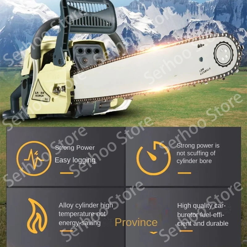 13800W 98CC chain saw logging saw ultra-high power small portable   logging multifunctional durable