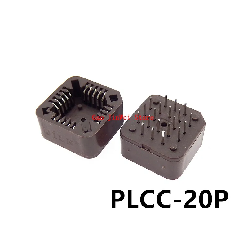 5PCS DIP PLCC SOCKET ADAPTER IC Block 32P 44P 52P 68P 84P PLCC32 PLCC44 PLCC52 PLCC68 PLCC84 32/44/52/68 Pin