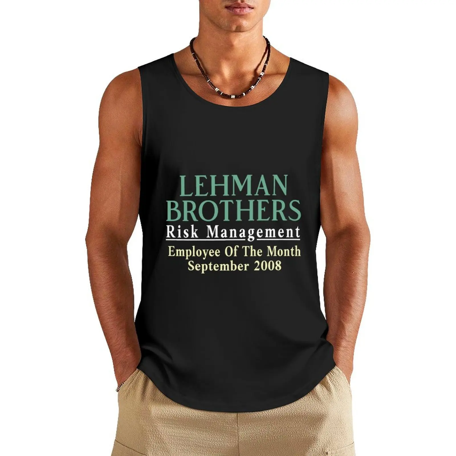 

Lehman Brothers Big Banks Bank Bailout Goldman Sachs Investment Bank Risk Management Lehma Tank Top