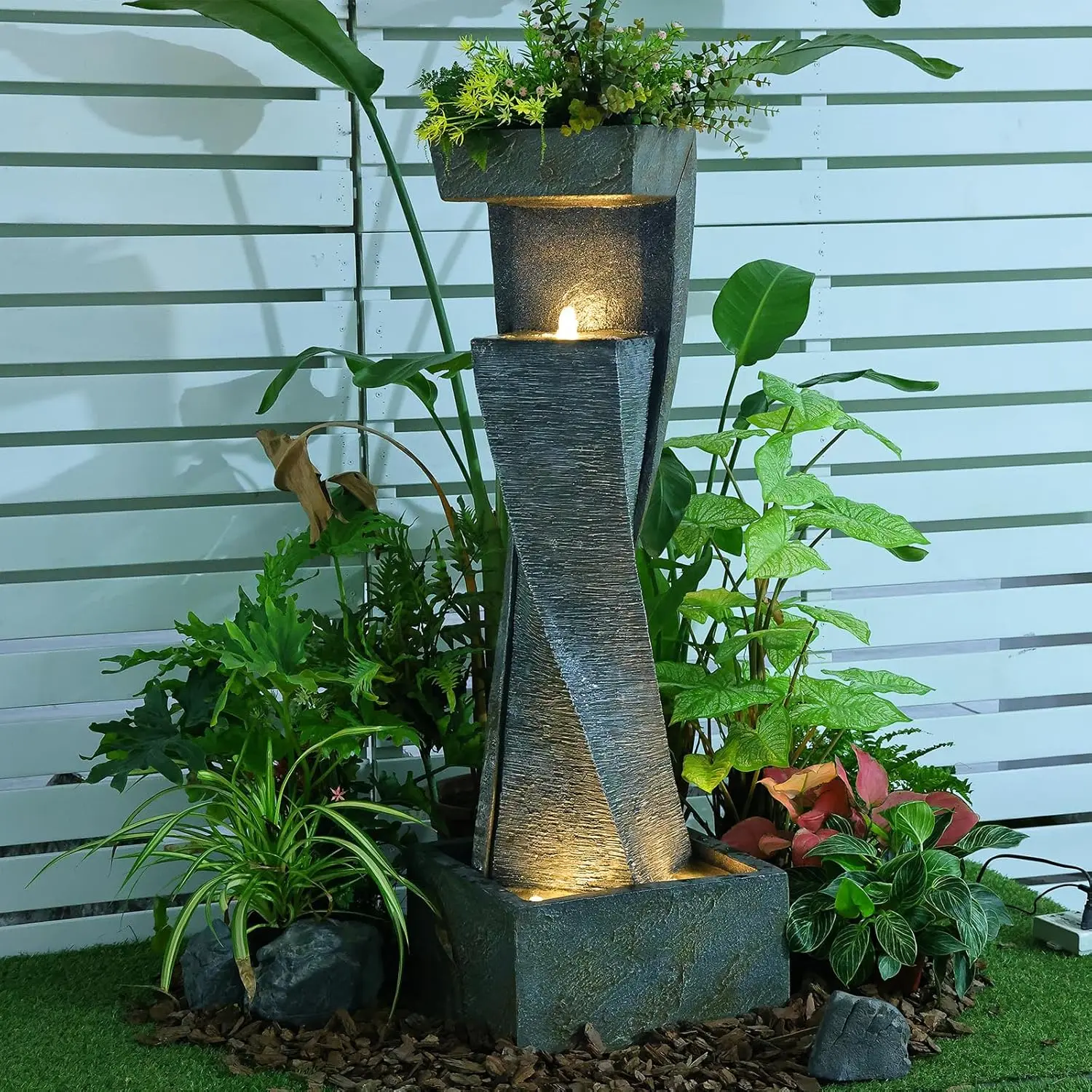 Garden Modern Outdoor Fountain, 47.2