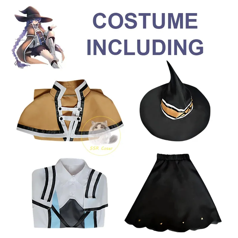 Sky01 Mushoku Tensei: Jobless Reincarnation 코스프레 Roxy Migurdia 코스프레 의상 드레스 유니폼 의상 할로윈 카니발 SWd01