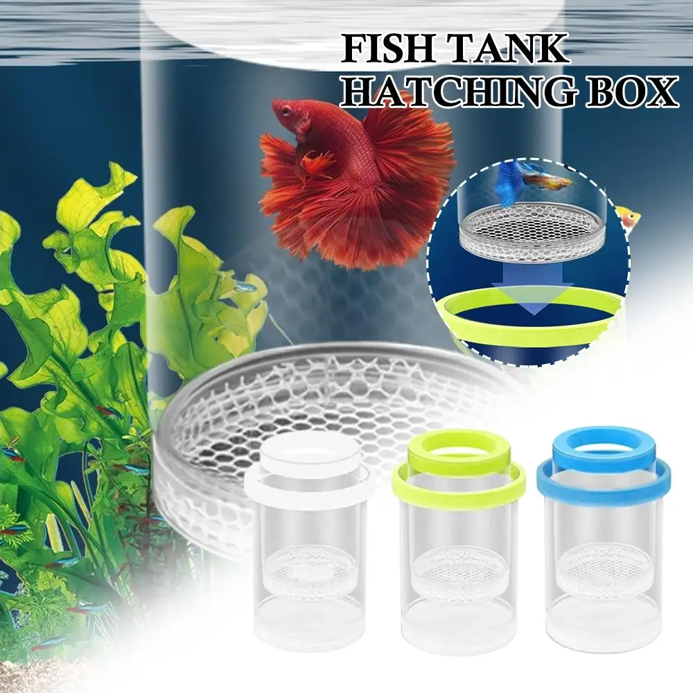 Plastic Floating Fish Breeding Isolation Box For Guppy Fish Breeding Isolation Box Aquarium Hatchery Accessory G4H7