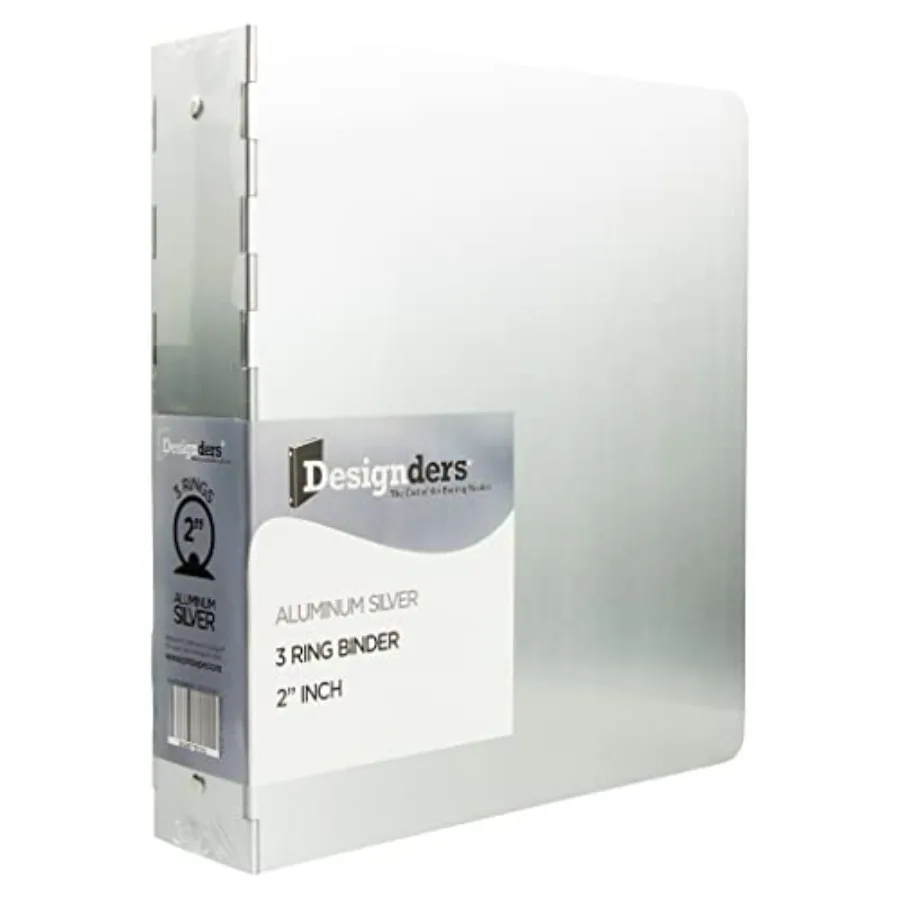 

Aluminium 2 inch Binders - Aluminum 3 Ring Binder - Sold Individually
