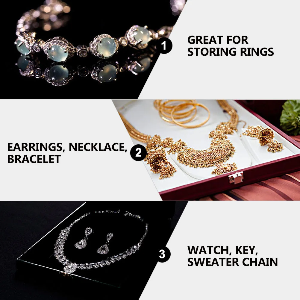 1Pcs Multi-Schicht Rotierenden Schmuck Lagerung Box Transparent Desktop Kosmetik Organizer Schmuck Vitrine Praktische Lagerung
