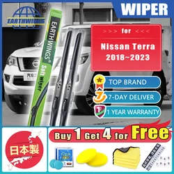 For Nissan Terra X-Terra X Terra XTerra D23 2018~2023 2019 2022 Front Wiper Blades Brushes Windscreen Windshield Car Accessories