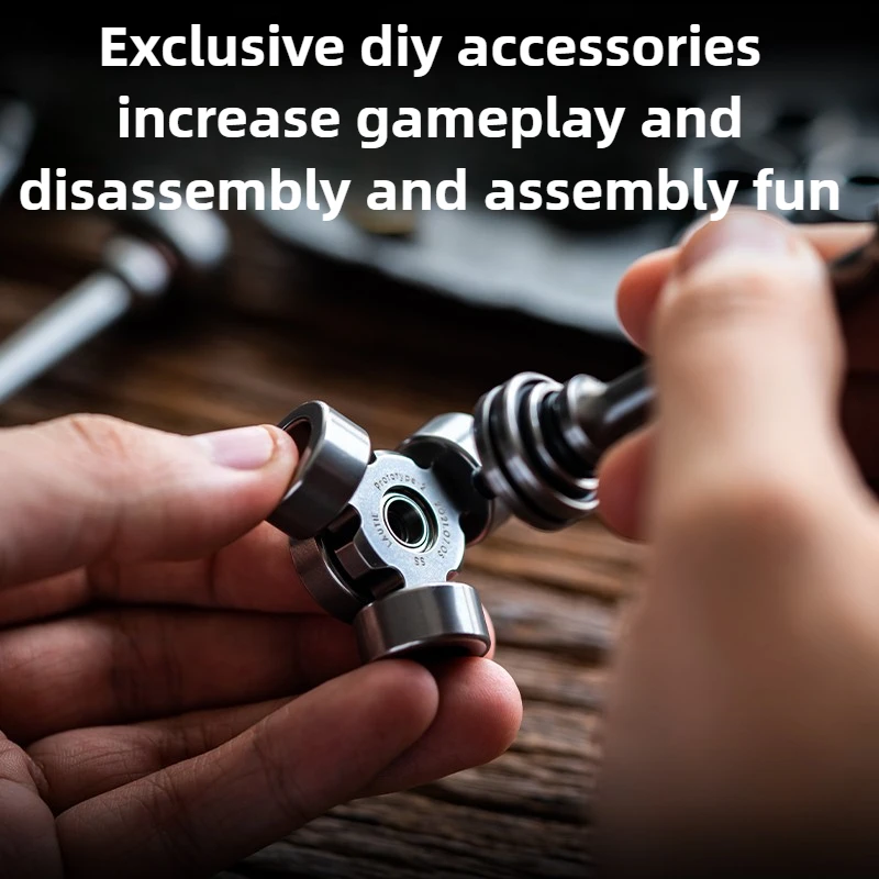 LAUTIE Noise Cnano Scepter Bit00 Pleuel Mechanisches Metall Fingerspitzenzubehör Dekompressionsspielzeug