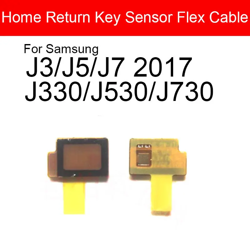 

Home Key Button Return Light Sensor Menu Keyborad Flex Cable For Samsung Galaxy J3 J5 J7 2017 J330 J530 J730 Replacement