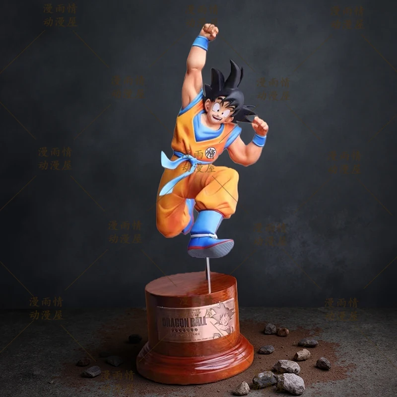 

Dragon Ball Anime PC Case/Desktop Display Jumping Goku Trendy Figure Anime Model Statue collection Gift toys