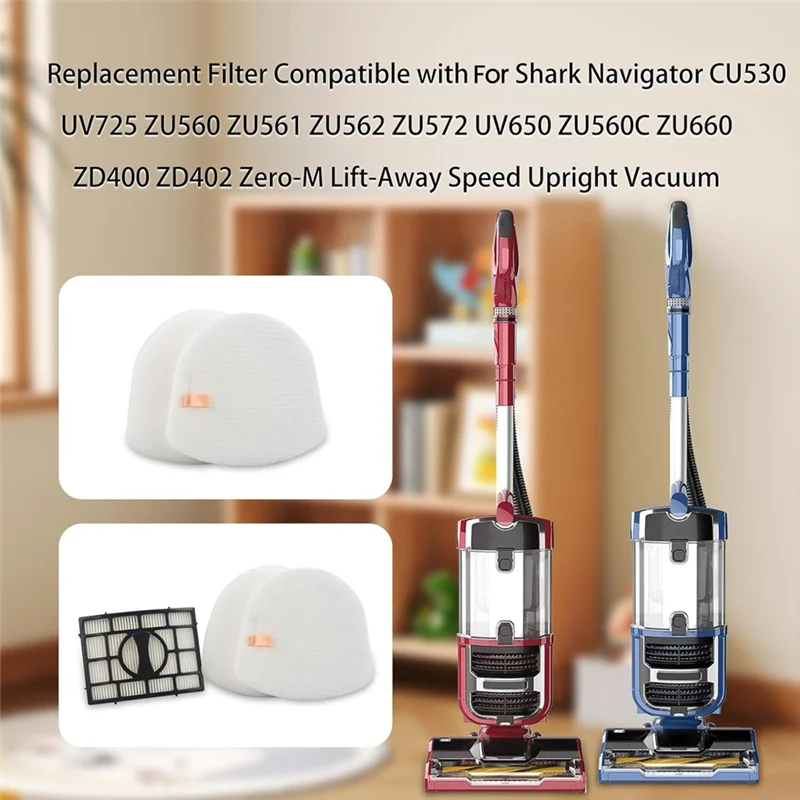 

Сменный фильтр ABMH для Shark UV725 UV725 26, навигатор, подъемная часть вертикального пылесоса # XFFK560, XHEPA560