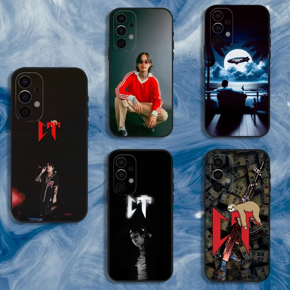 

Natanael Cano Rapper CT Phone Case For Samsung S25,S24,S21,S22,S23,S30,Ultra,S20,Plus,Fe,Lite,Note,10,9,5G Black Cover