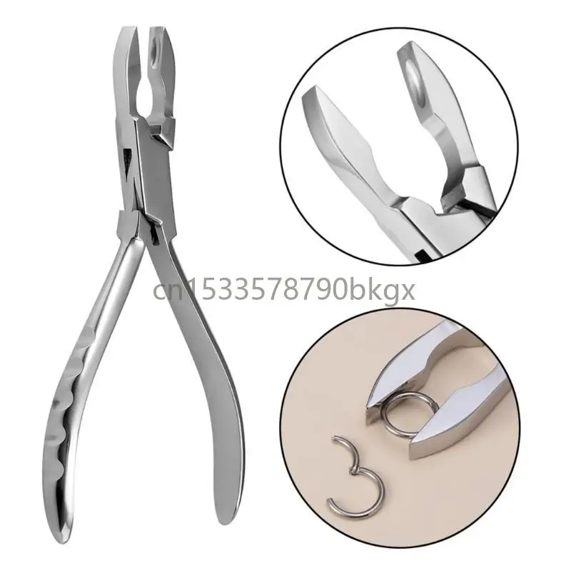 

Sturdy Stainless Steel Rings Closing Pliers Designs for Body Jewelry Making Tool in Navel Eyebrow and More Items J78E
