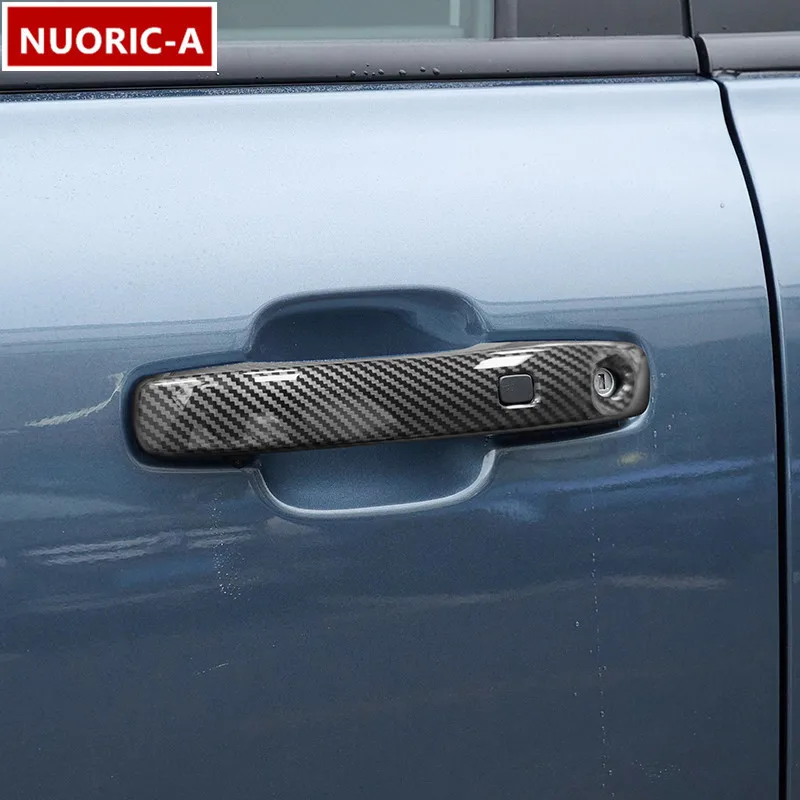 

Car Styling Door Handle Frame Decoration Cover Trim For Ford Ranger 2023 2024 Doorknob Exterior Accessories