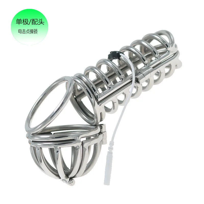 Semen Lock Cock Rings Electro Stim Sex Toys for Men Electric Shock Accessories Male Penis Ring Scrotum Medical Themed