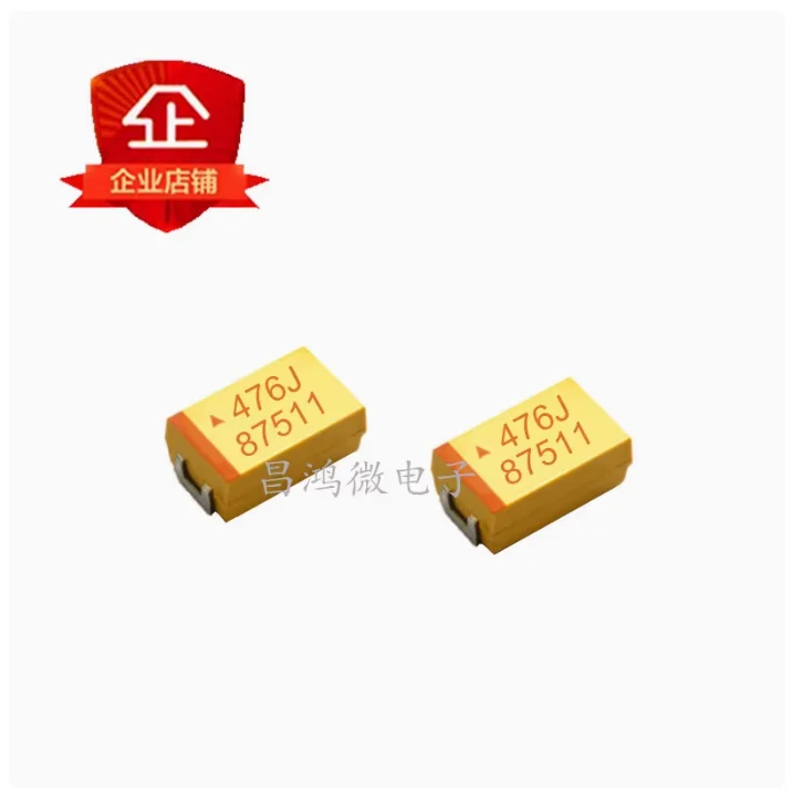 

10pcs Surface mount tantalum capacitor 6V 47uf 6.3V Type A 3216/1206 476J