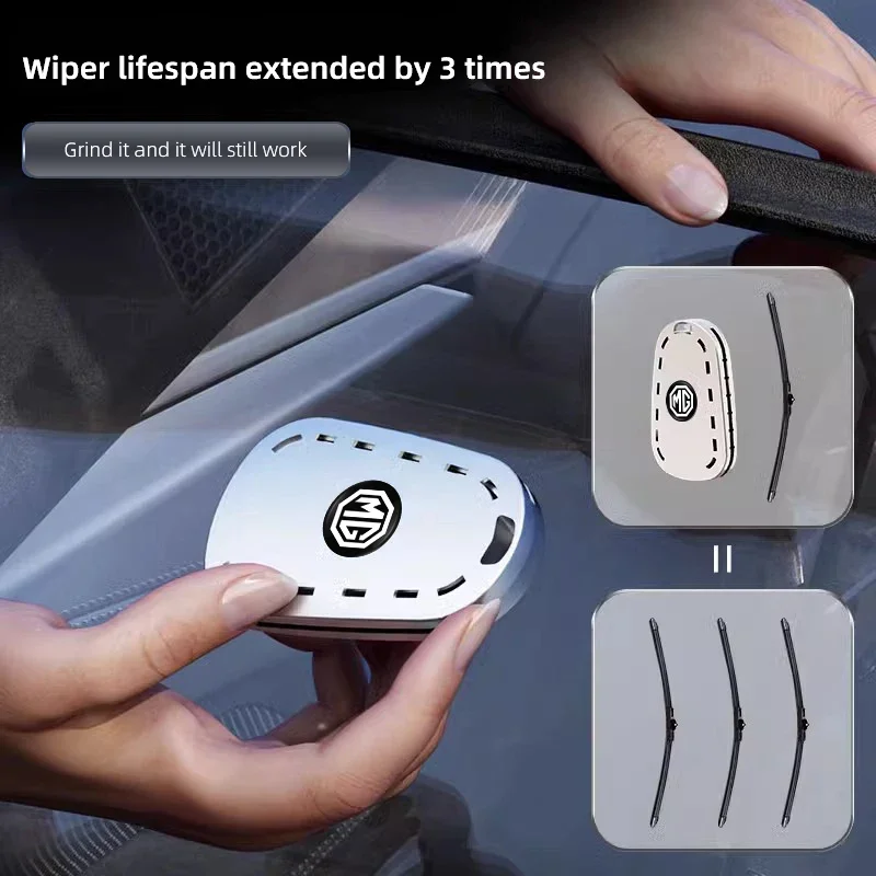 

Premium Car Wiper Restorer Shaver Tool Metal Alloy Key Ring For MG 4 EV ZS HS MG6 MG5 ONE GT Cyberster