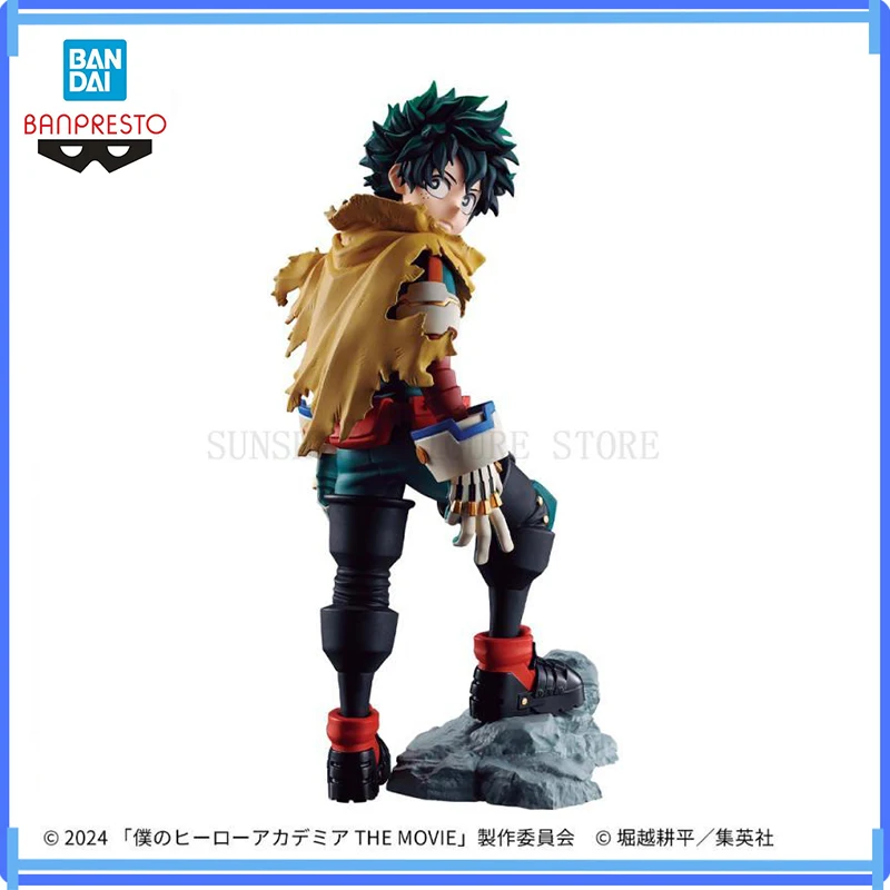 Bandai In Stock Original My Hero Academia The Movie You're Next Izuku Midoriya Action Model Figures Ornaments Toys Gift Genuine