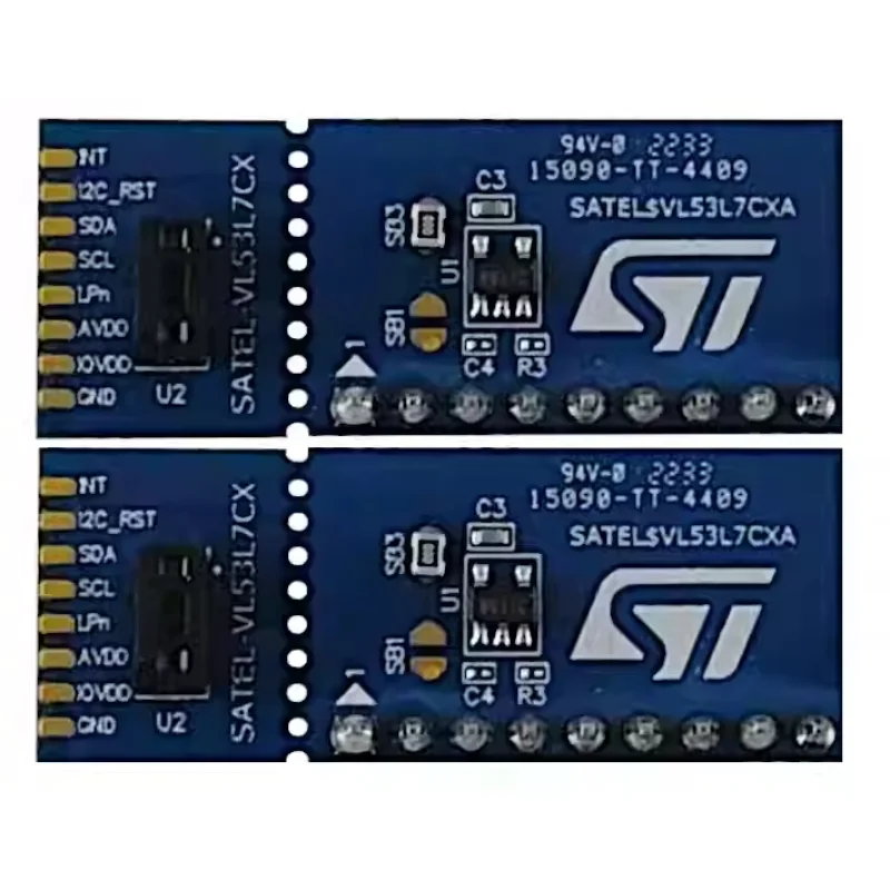 SATEL-VL53L7CX PCB two bifurcated board modules, ranging sensor nucleo-f401