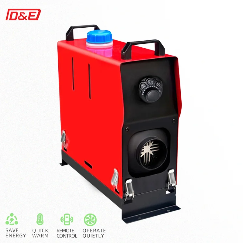 Complete accessoirekit Boot Auto Camper Vrachtwagen 5KW 8KW 12V Dieseluchtverwarmer Dieselverwarmer met LCD-scherm en 1 luchtuitlaat