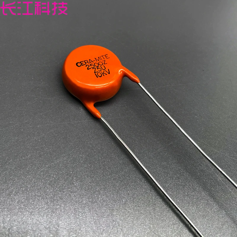 

5PCS/CERA MITE 2500Z 10kv 10000v 222 2200pf 2.2nf ceramic capacitor