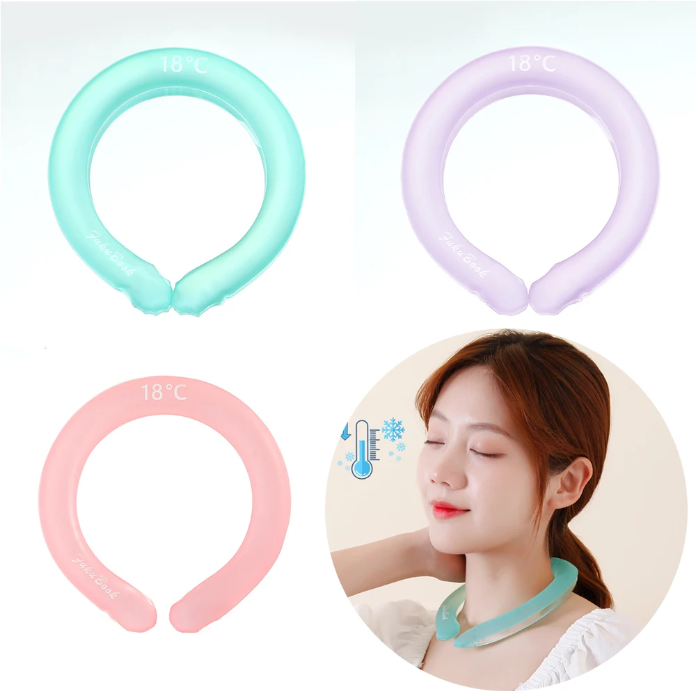 

Summer Neck Cooling Ring Ice Cushion Tube Heatstroke Prevention Cooling Tube Ice Cushion Chill Cycling Running Outdoor Equipment