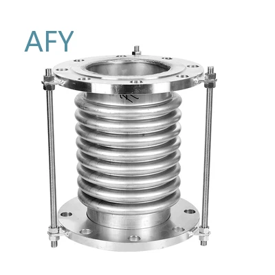 Stainless Steel Vacuum Bellows Compensator for DN100 Pipe Expansion Joint with Flange Mounting 8 Hole Design for Industrial