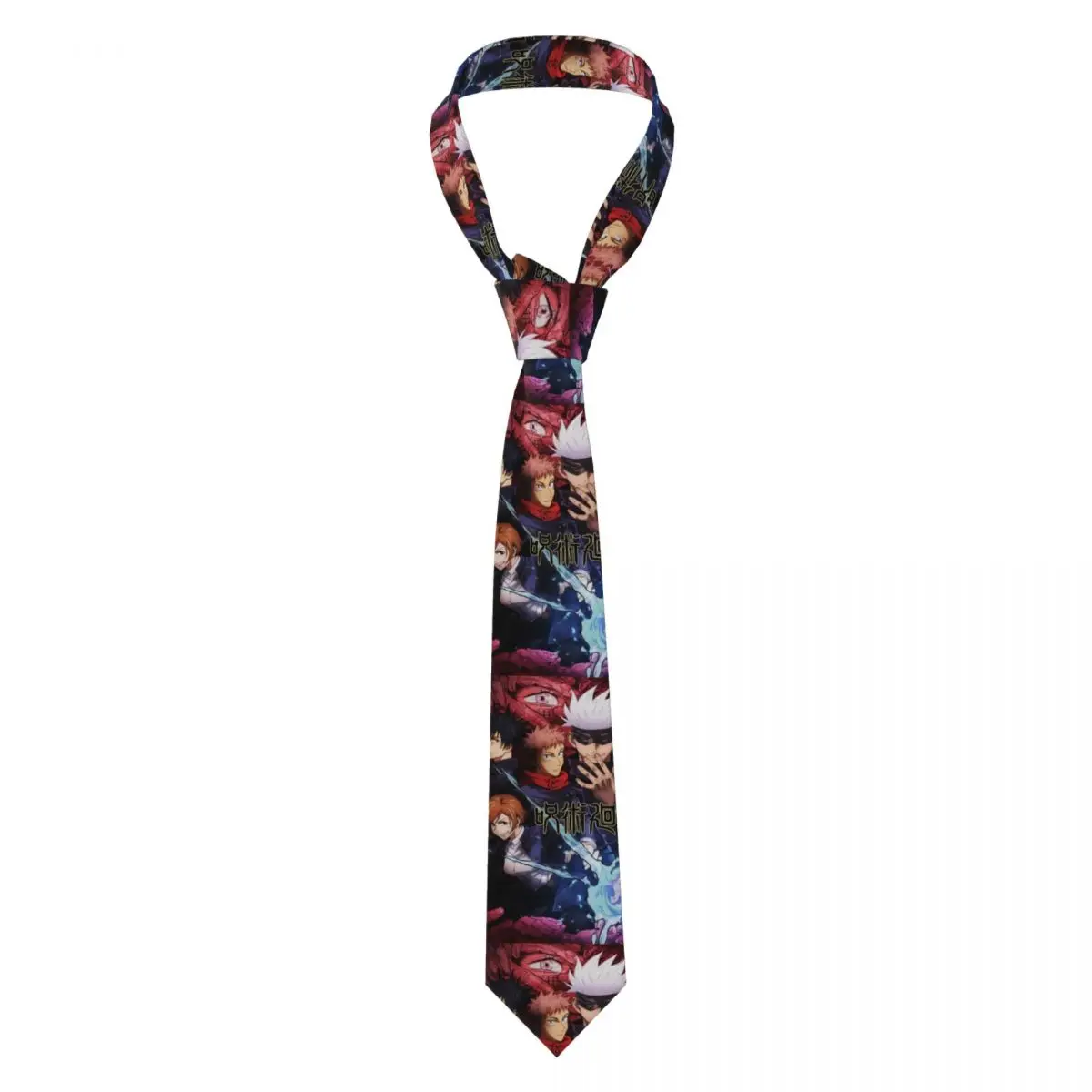 Custom S-Satorues G-Gojoes Cartoon Vintage Ties Mens Formal Silk Skilled Necktie for Business