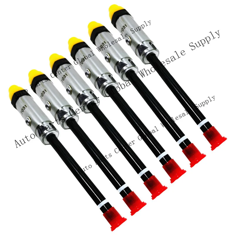 Z+ for Cat 3406 3406B 3406C 3412 578 8A D8N 6×Fuel Injector Pencil Nozzle 7W7032