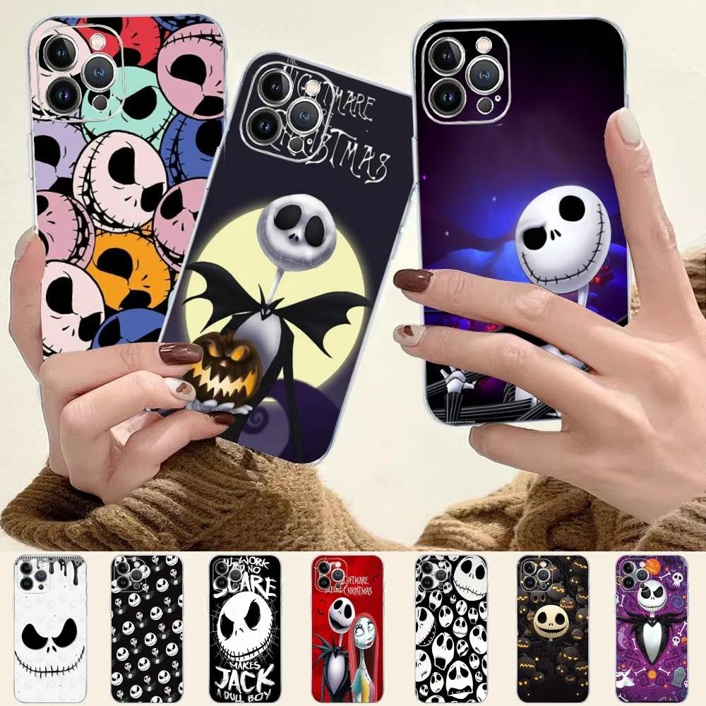 C-Corpse B-Bride Jack Sally Cute Phone Case Silicone Soft for iphone 16 15 14 13 12 11 Pro Mini XS MAX Plus X Cover