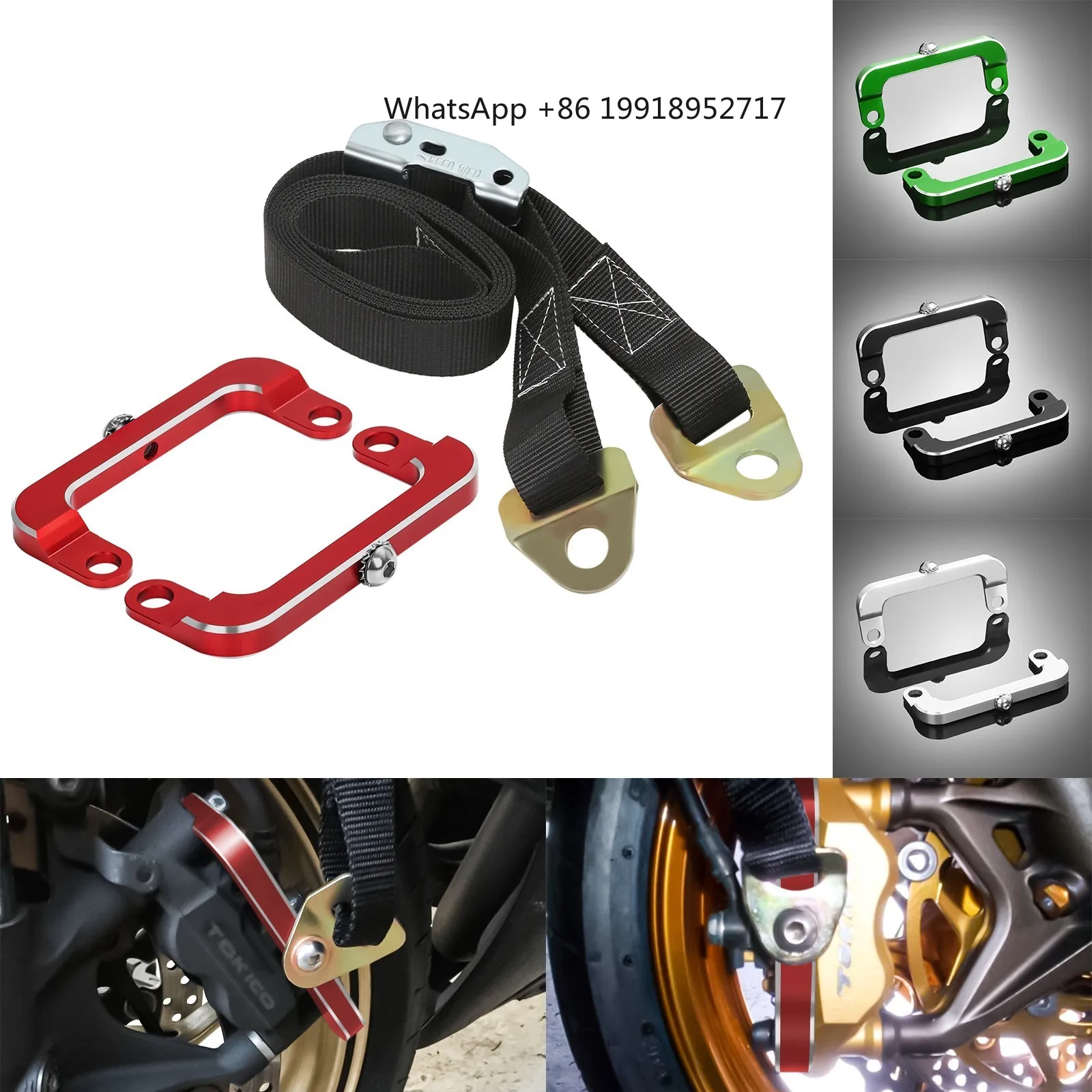 For 2004-2025  CBR1000RR Front Lowering Strap & Brackets Drag/Roll Racing