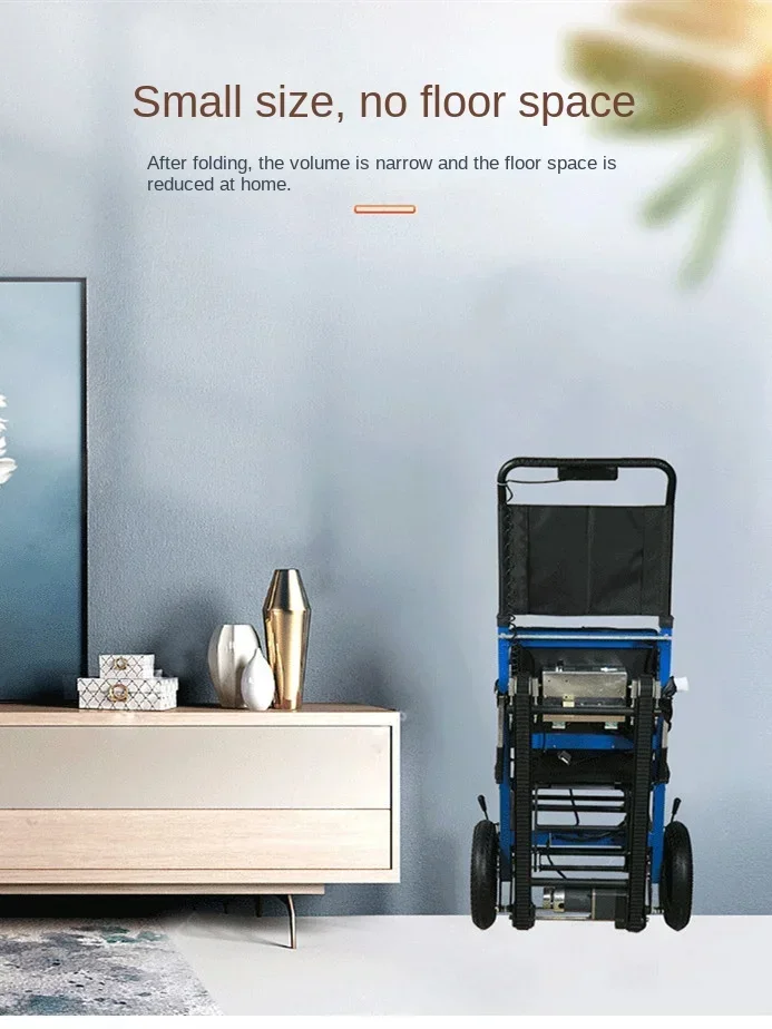 ssL178 23 YY آلة التسلق الكهربائية المأهولة الزاحف صعودا وهبوطا السلالم تسلق المسنين قابلة للطي