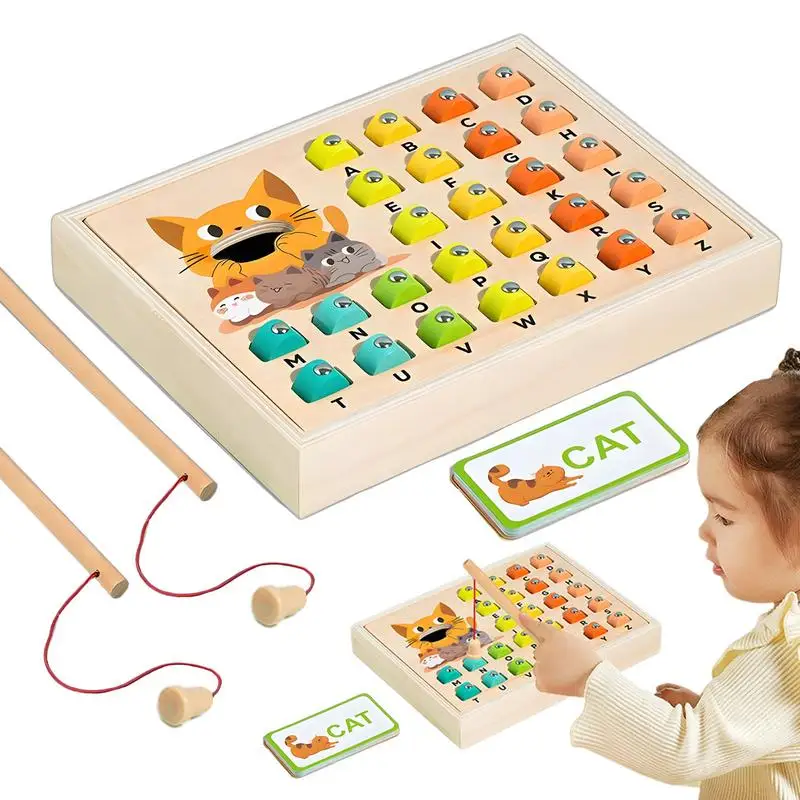 

Sight Word Games Educational Alphabet Learning Box For Kids Enhances Fine Motor Learning Cognitive Skills And Alphabet Game For