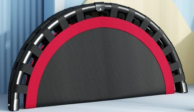 Indoor Mini Rebounder Trampoline for Adults Silent Elastic Jumping Mat with Suction Cup Base Gym Cardio Fat Loss Body Shaping