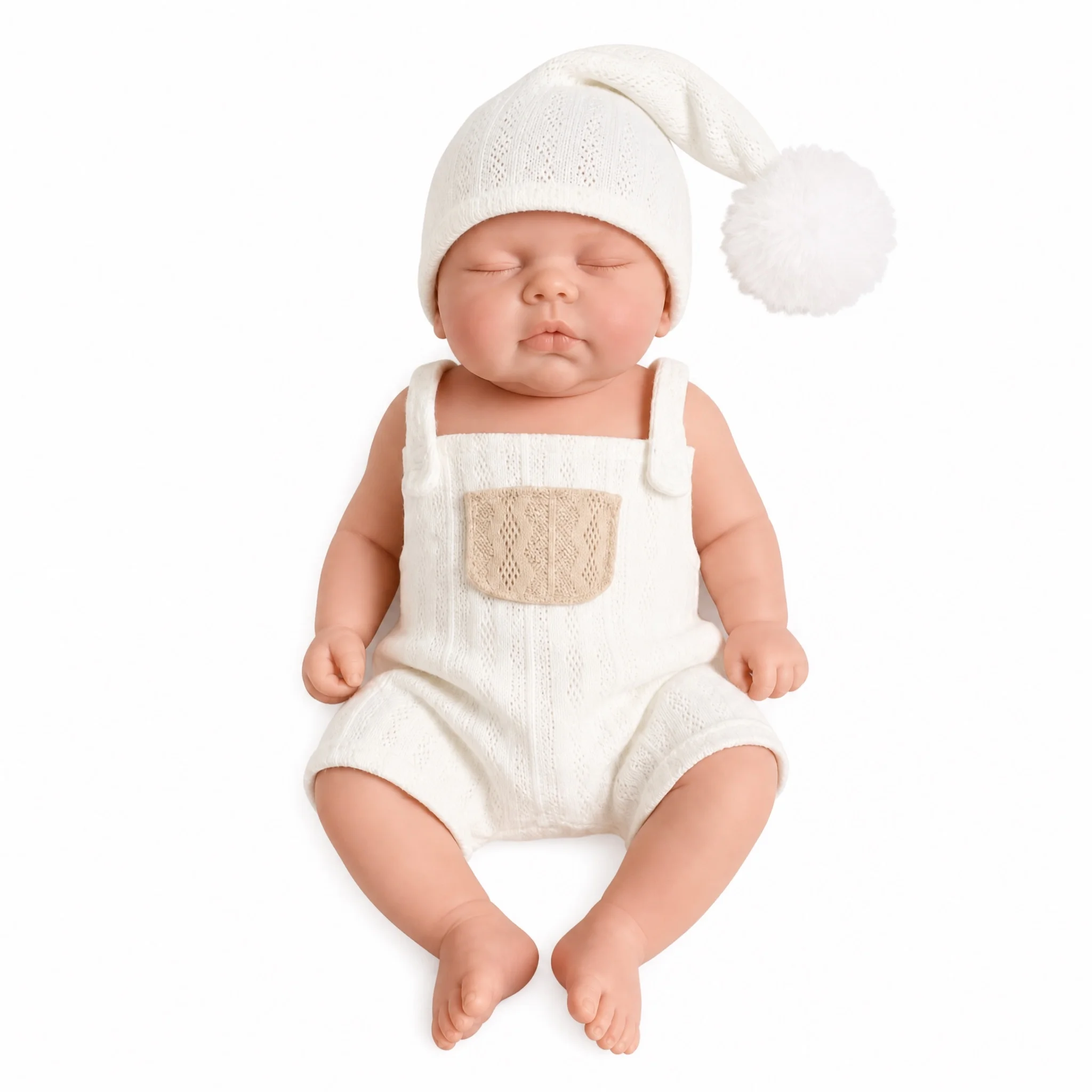 NPK New 16Inch Pickle Reborn Baby Doll Weighted 2.6KG Ultra Soft Platinum Silicone Real Newborn Doll Mouth Open