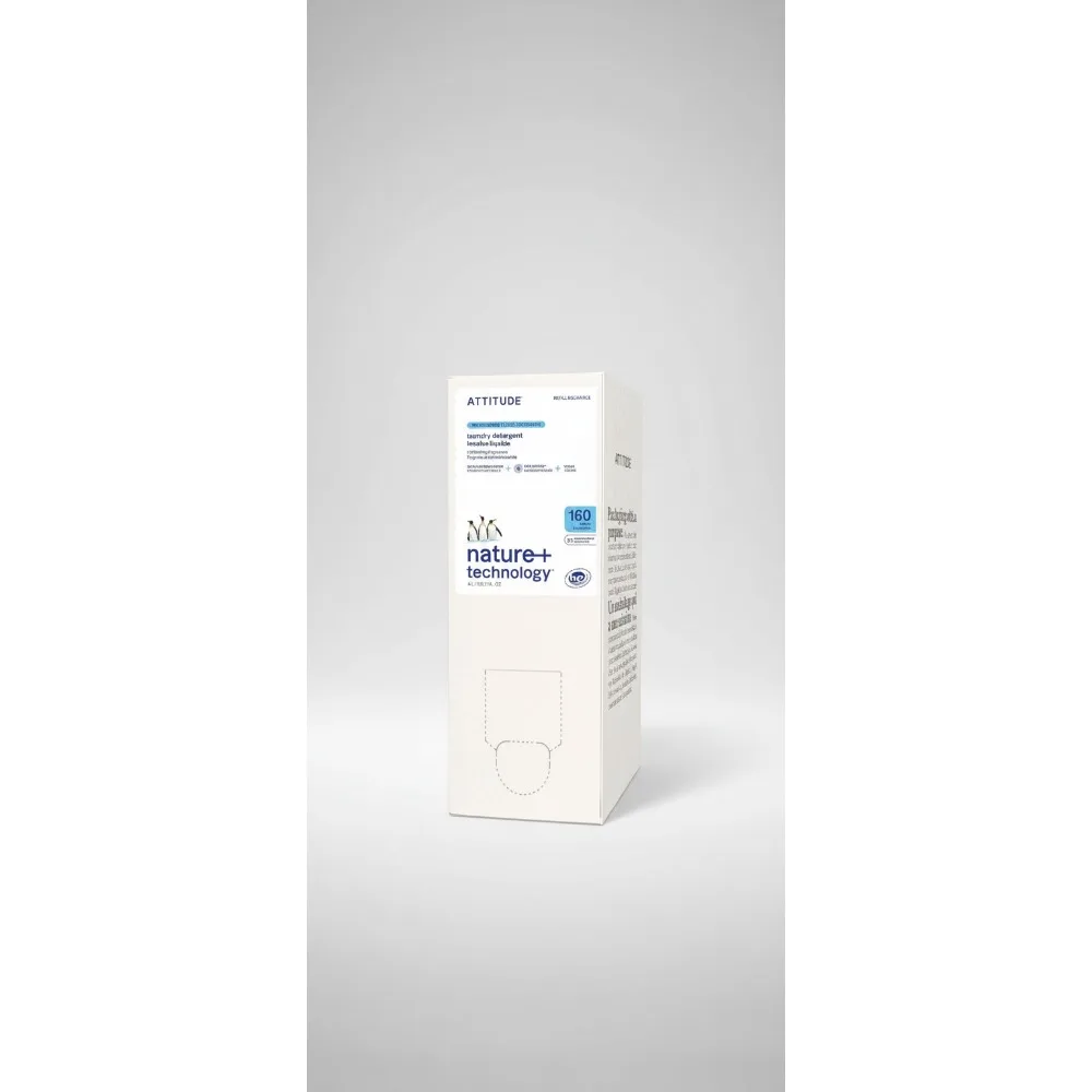 

Natural Plant-Based Liquid Laundry Detergent Refill, EWG Verified & Vegan, HE Compatible, Wildflowers Scent, 160 Loads