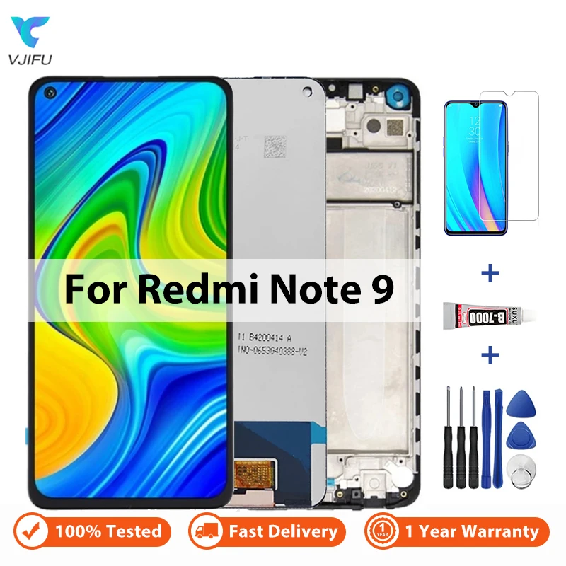 

Original LCD For Xiaomi Redmi Note 9 M2003J15SC Display Touch Screen Assembly For Redmi Note 9 4G M2010J19SC Replacement Parts