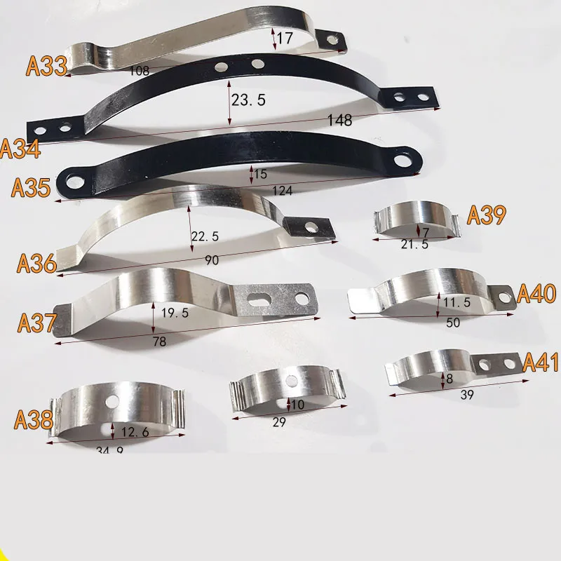 

10 шт. дугообразный экран, оконный лист, пружина из нержавеющей или марганцевой стали, плоская проволока, дуговый зажим, пружина