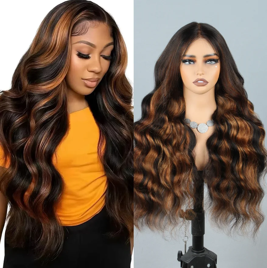

Body Wave P1B/30 Wig 100% Human Hair For Women 9x6 Lace Front Wig Lace Glueless Wigs Human Hair with Baby Hair for Black Women