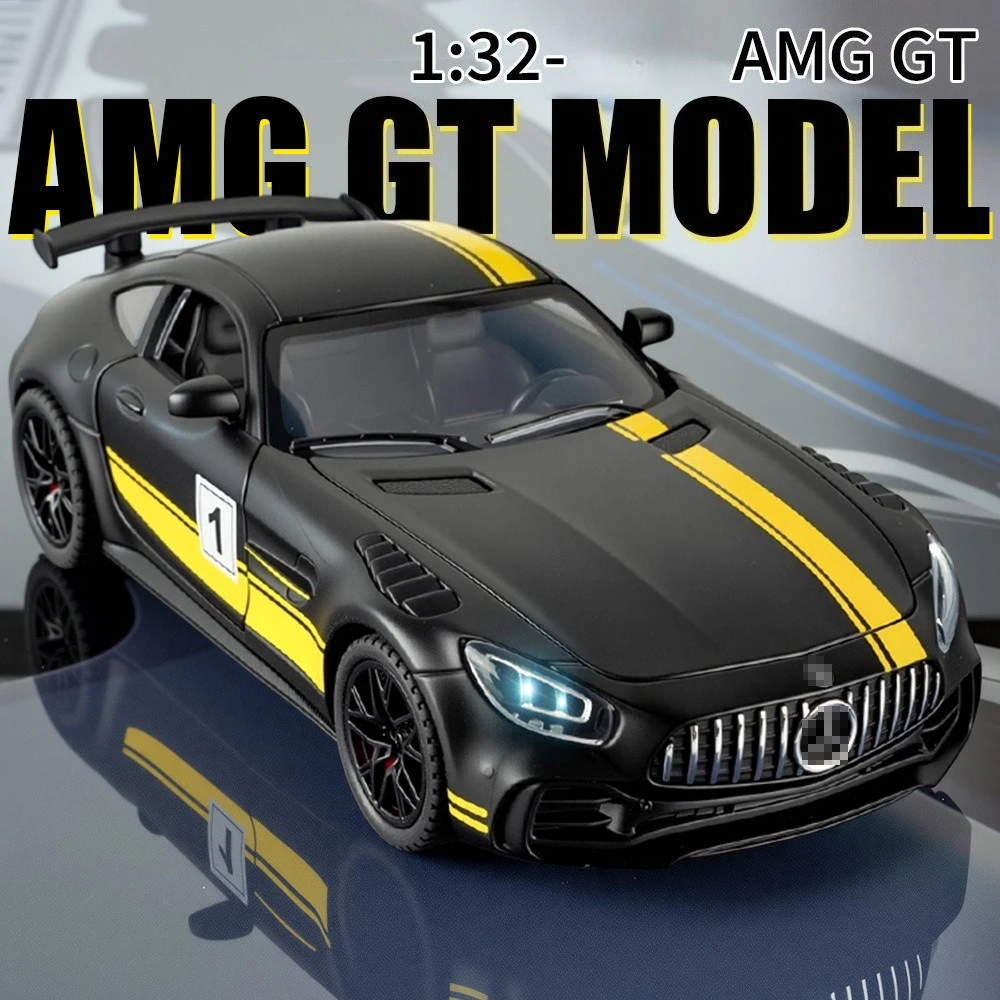 1:32 GT3 GTR نسخة المسار نسخة سيارة الشرطة سبيكة نموذج سيارة زخرفة لعبة أطفال #3