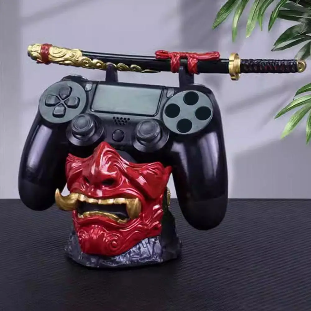 Suitable For PS5/PS4 Gamepad Holder Cartoon Games Anime War Ghost Hand Desktop Decoration Universal Game Controller