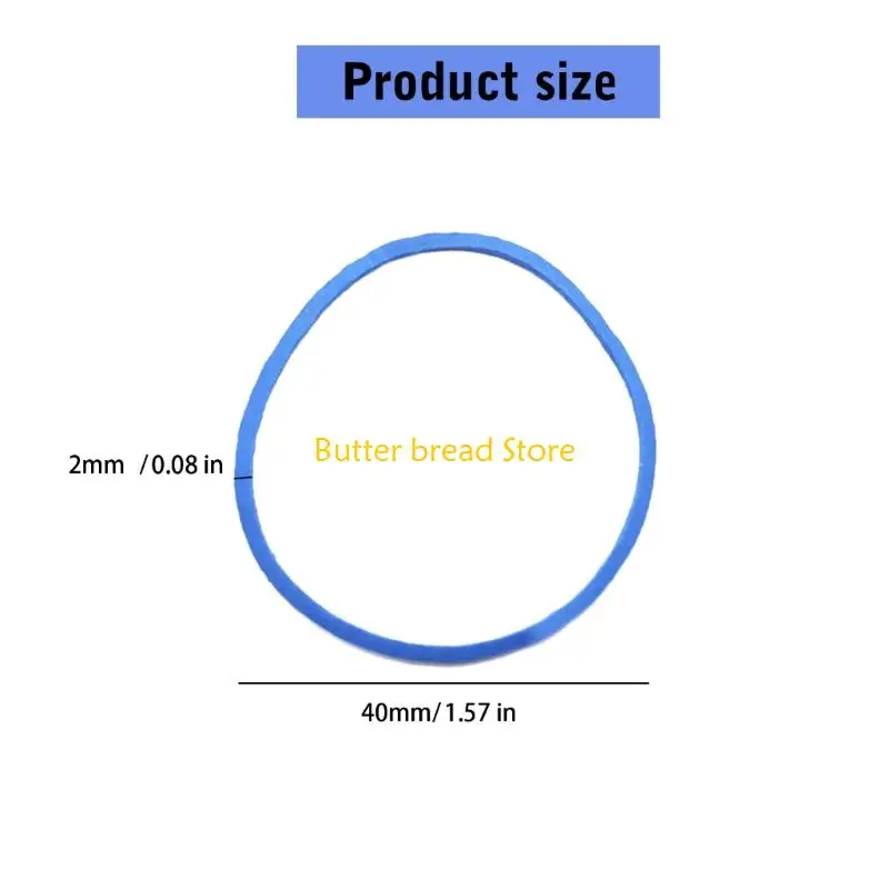 W89C 400 Colorful Rubber Bands 25/38/60mm Mixed Sizes Home Kitchen Office Supplies