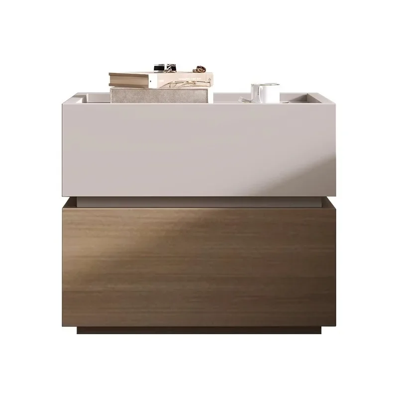 

Light luxury bedside table coffee table, simple modern bedroom small storage cabinet