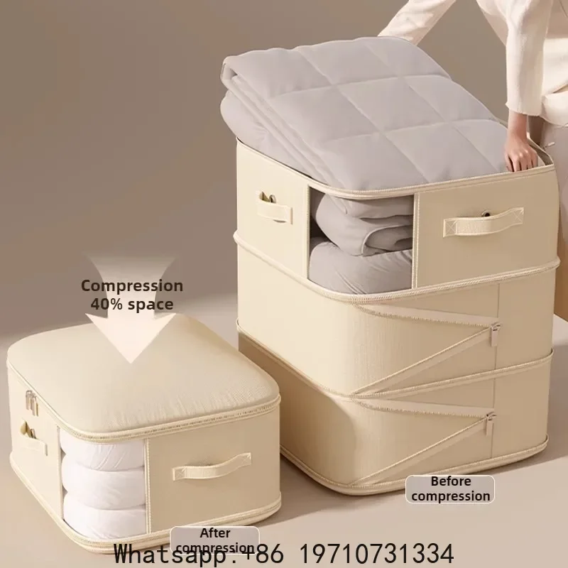 Premium Vacuum Compression Storage Bags - Space-Saving for Down Comforters, Quilts Durable & Reusable | Home Travel Multi-Season