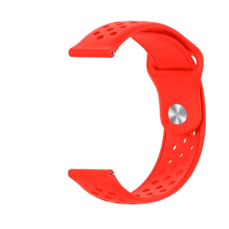 

Breathable Loop Strap For Vivo Watch 3 5 GT & IQOO Watch 1 5 GT Bracelet Sweatproof Silicone Reverse-buckle Air Holes Sport Band