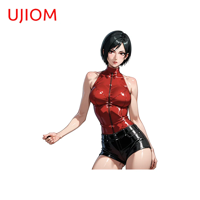 UJIOM Ada Wong Alluring Waifu Wall Sticker Seductive Girl Without Censorship Sports Suit Decal Suitable For Wardrobe Decoration