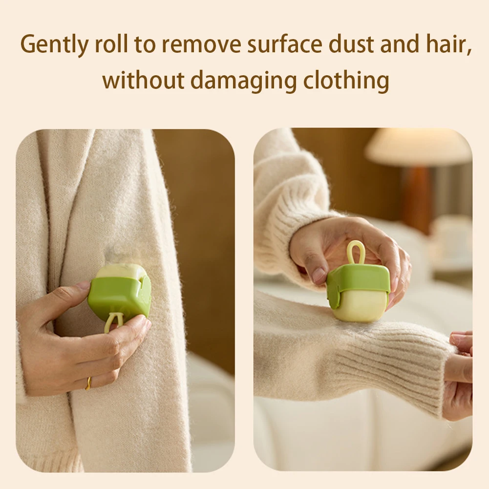 Portable Lint Roller For Pet Hair Removal Reusable Clothes Hair Remover For Sofa Bed