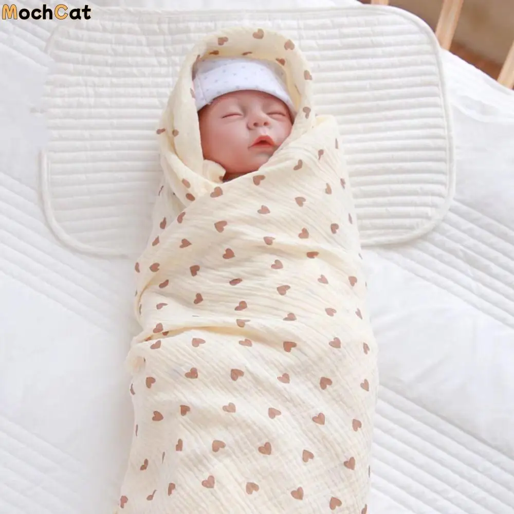

Air Filter Cotton Infant Strappy Blanket Soft Breathable Baby Swaddle Blanket Warm Cartoon Newborn Blanket Wraps Outdoor