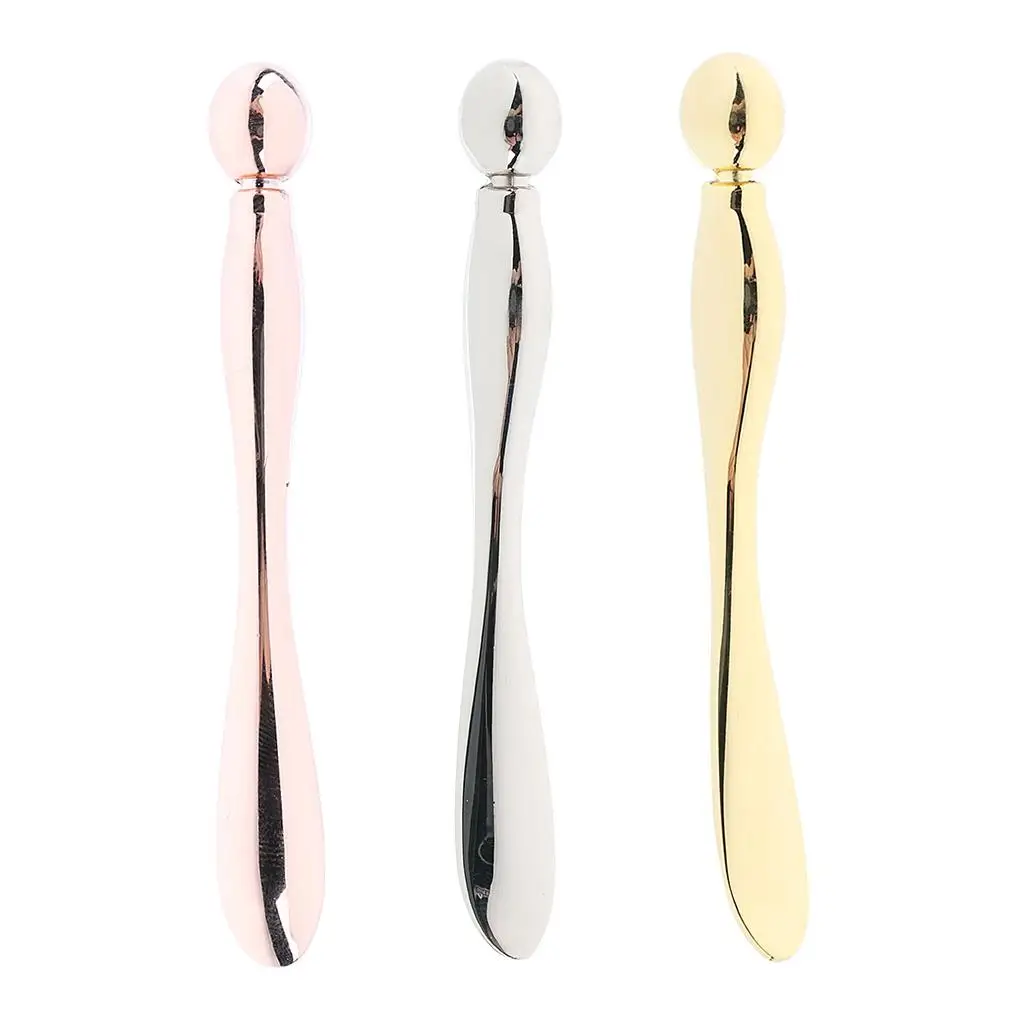 3x Professional Eye Massage Stick Eye Massager Skin Tightening Tool - Silver