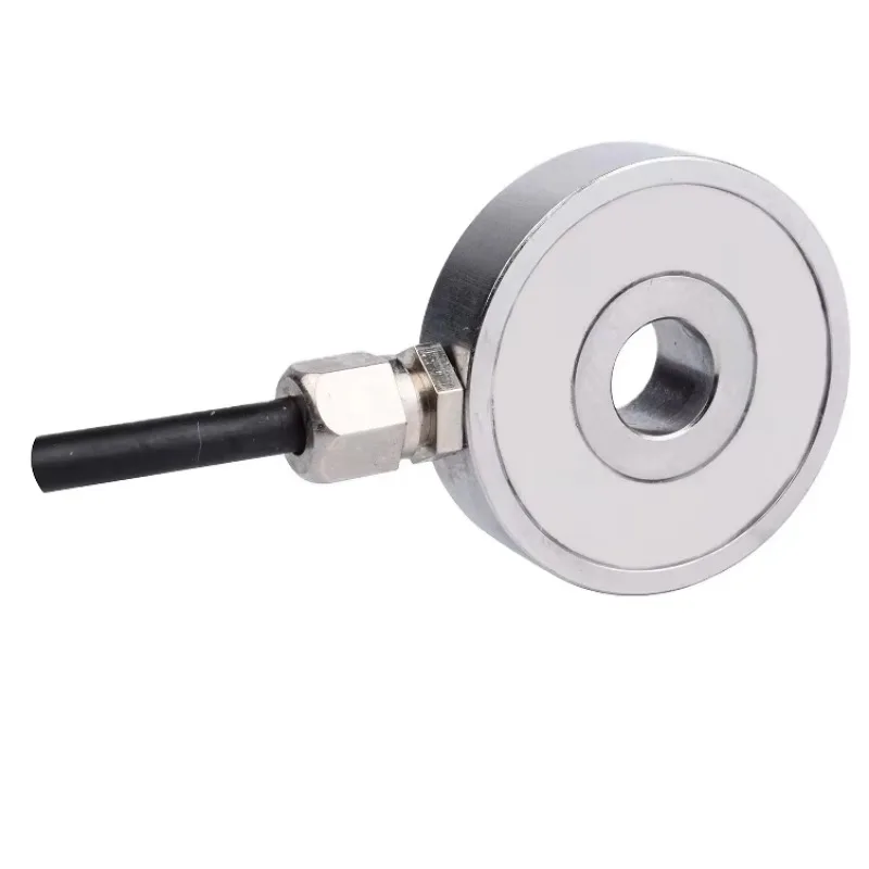 

Annular Load Cell Donut Force Sensor Through Hole Type 500N Stainless Steel FA115 Bolt Loading Rolling Mill System