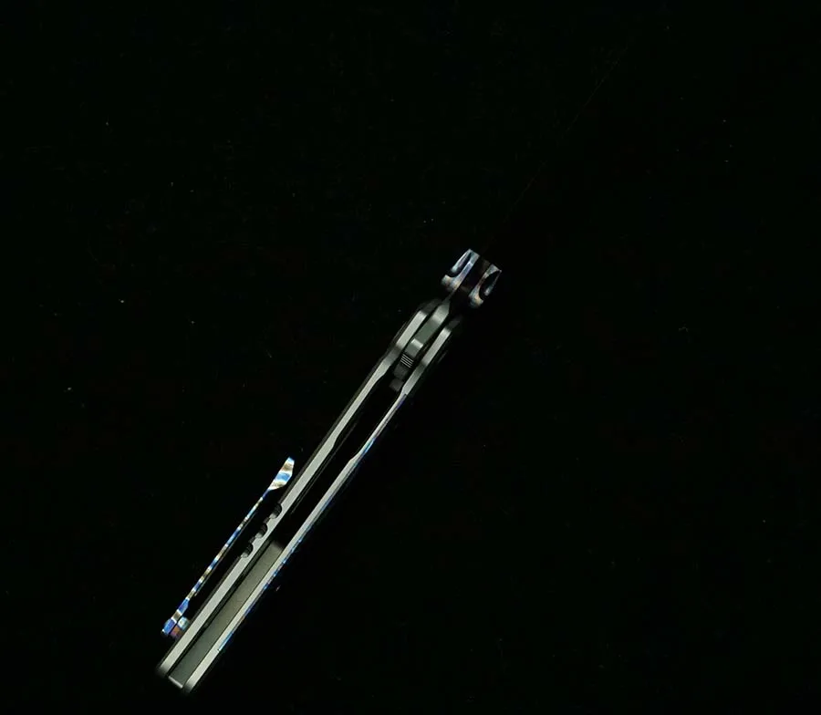 LEMIFSHE JR9610 Складной нож из настоящего лезвия M390, ручка из титанового сплава, открытый кемпинг, охота, кухня, карманный инструмент для выживания, EDC