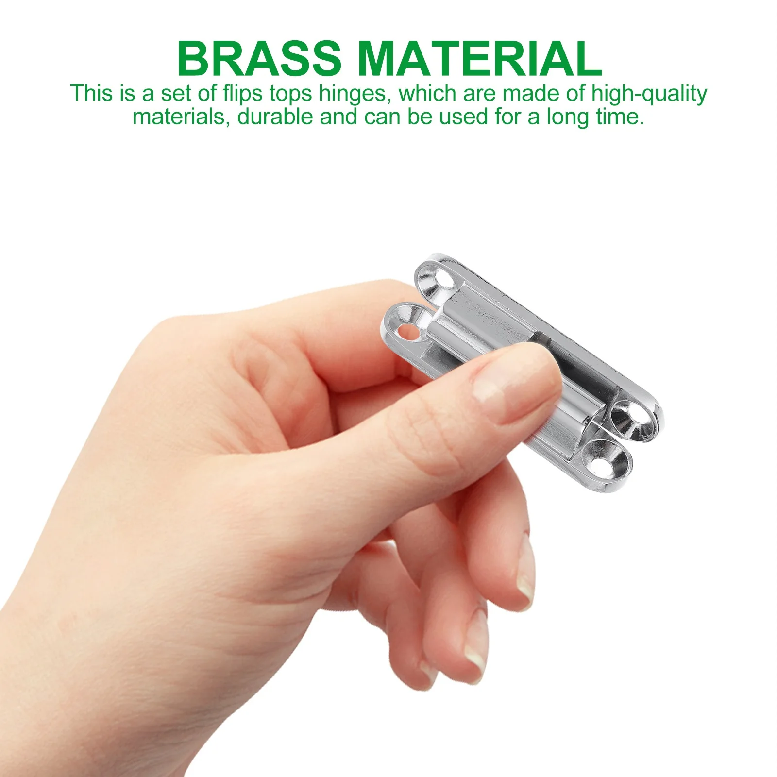 

4Pcs Electric Box Door Hinges Zinc Alloy Heavy Duty Screw-on Silent Smooth 90 Degree Metal Hinges for Internal Door Frames